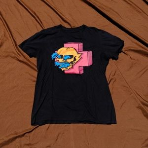 Pink + Dolphin Black T-shirt